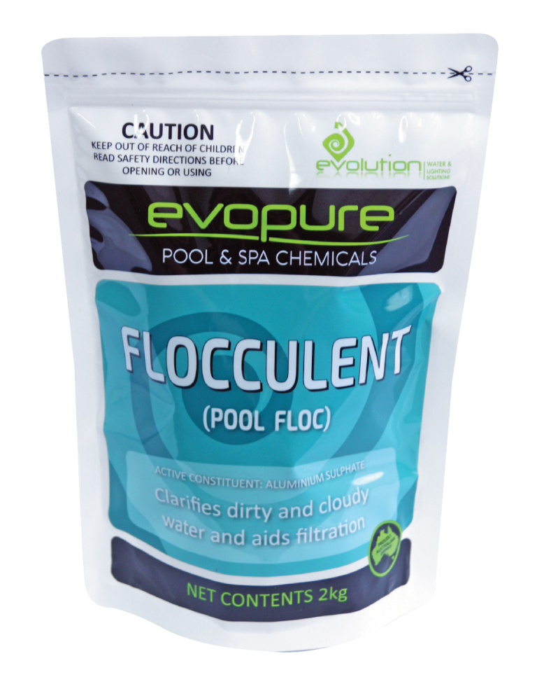 Flocculent (Pool Floc) Evolution Water and Lighting
